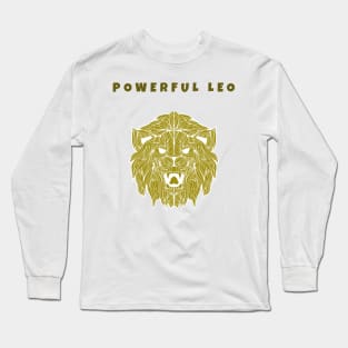 African Lion Inspired Long Sleeve T-Shirt